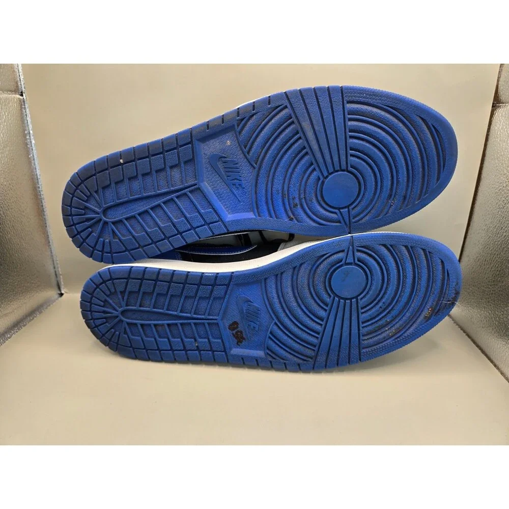 Air Jordan 1 Low SE Shoes Men's 16 Racer Blue Suede Athletic Lifestyle Sneakers